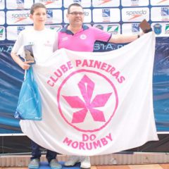 Lucas Tudoras Troféu Eficiencia com o seu técnico Ze Ricardo