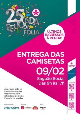 3101 CARTAZ Entrega Camiseta 25 Feijoada da Folia FINAL