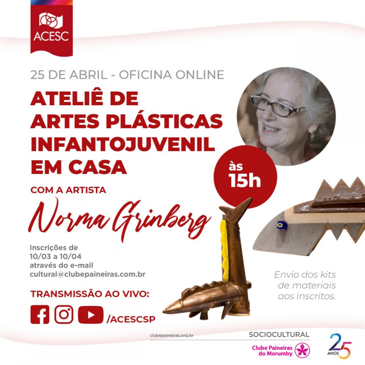 ateliê de artes plásticas