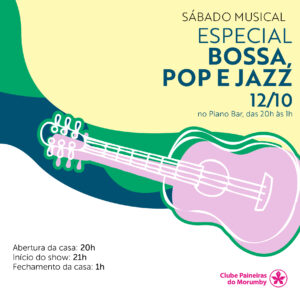 2609 insta Sabado Musical Bossa Pop e Jazz