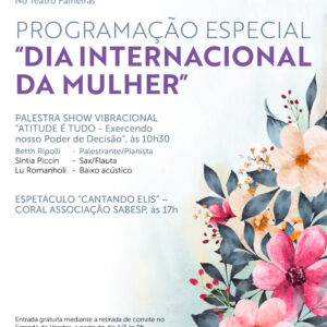 0602 insta Programacao Espacial Dia Internacional da Mulher