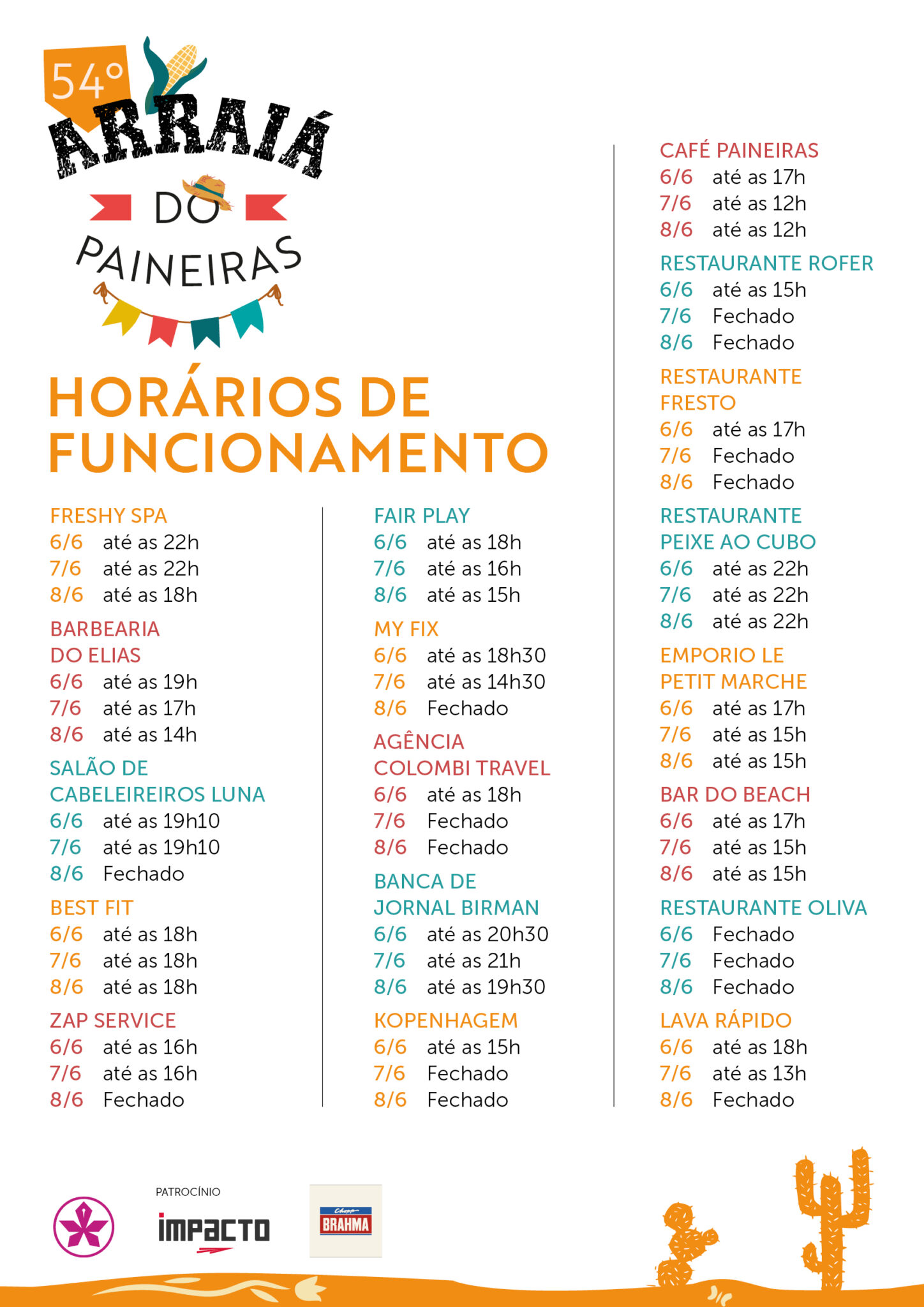 0505 54 Arraia Horarios de Concessionarios v02