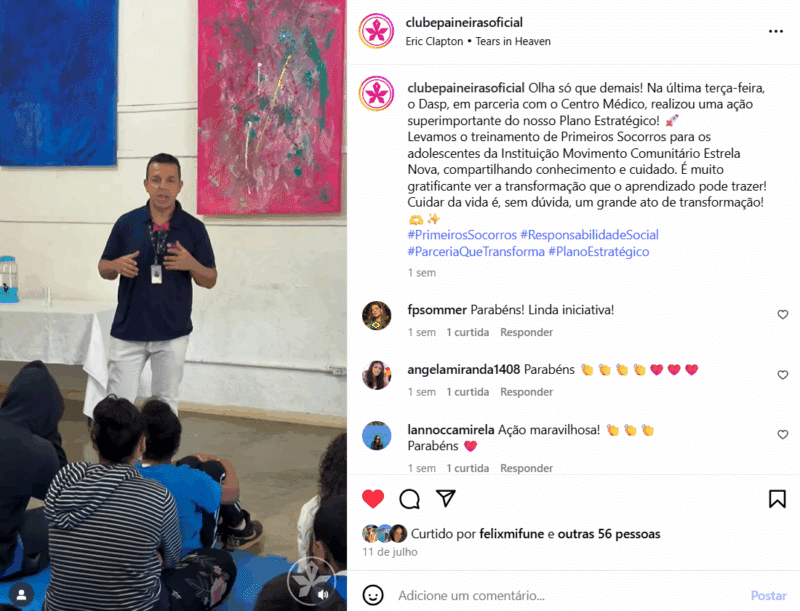 treinamento primeiros socorros