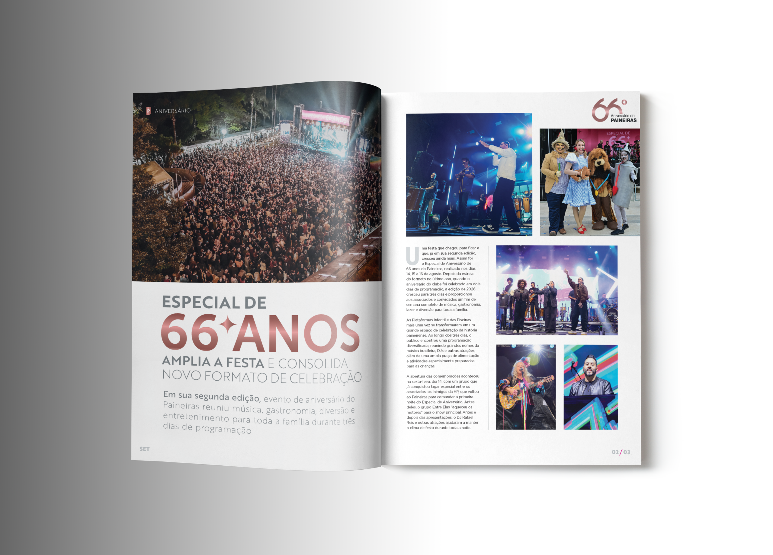 66 anos em grade estilo