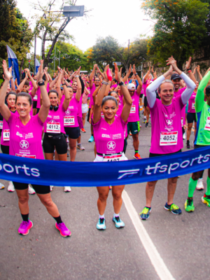 Na imagem, momento da largada da 1ª Paineiras Running.